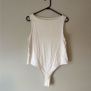 a new day Cream Sleeveless Bodysuit